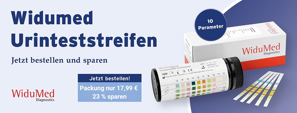 urinteststreifen, widumed, 10 parameter